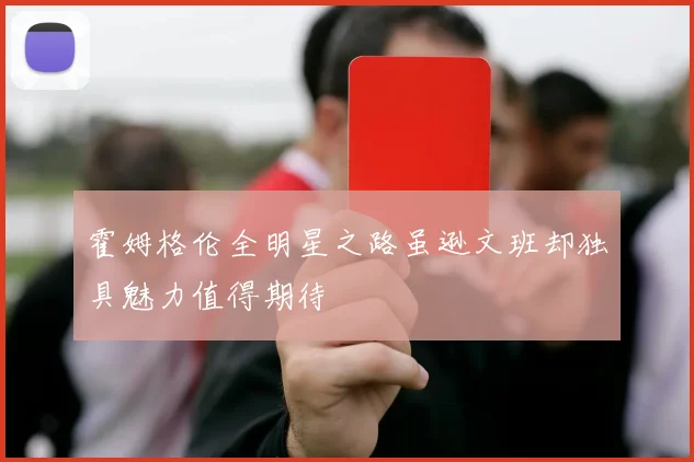 霍姆格伦全明星之路虽逊文班却独具魅力值得期待